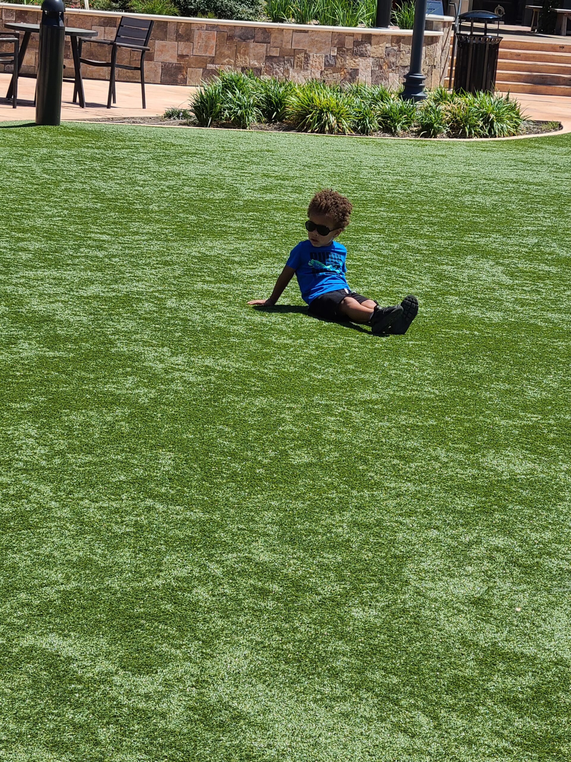 boy in green grass